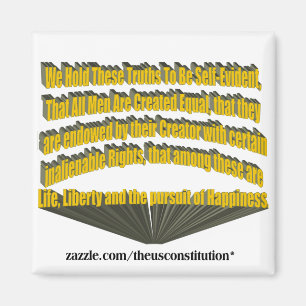 Pursuit of Happiness 3D Yellow Magnet