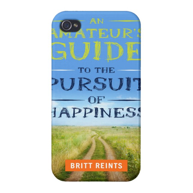 Pursuit of Happiness Book iPhone Case Case For The iPhone 4 (Back)