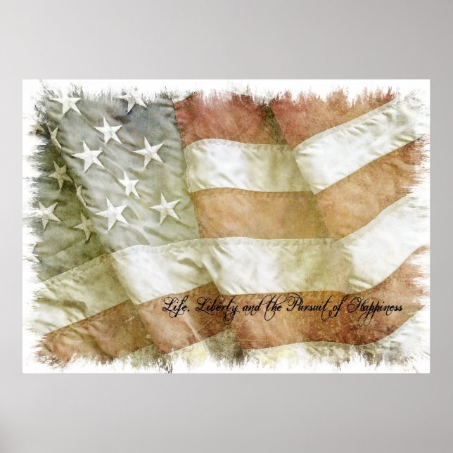 Pursuit of Happiness Flag Poster (Front)