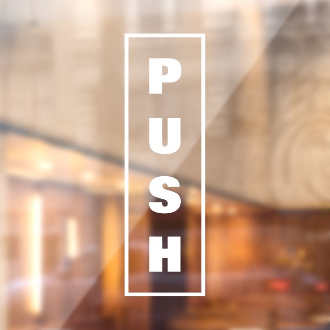 Push Door Sign, (Sheet 2)