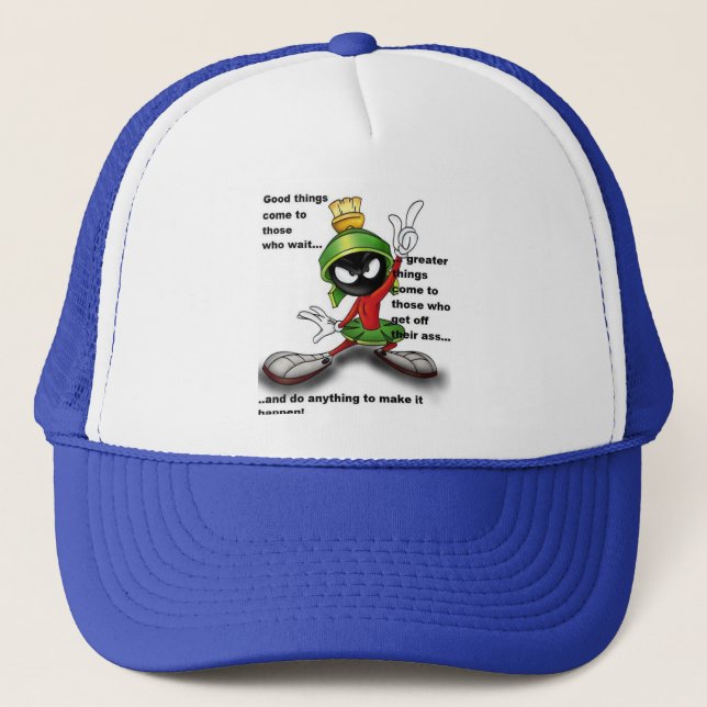 Push forward with your goals trucker hat (Front)