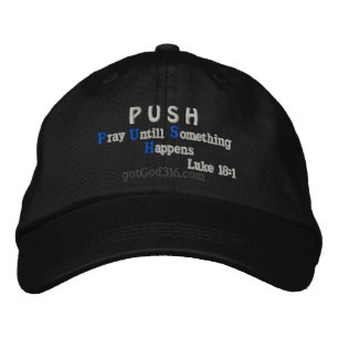 PUSH gotGod316.com Embroidered Hat