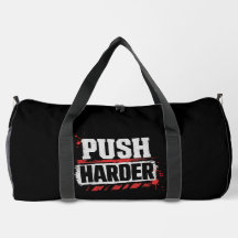 Push Harder Vintage Gym Motivation