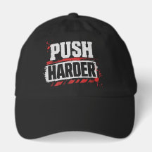 Push Harder Vintage Gym Motivation