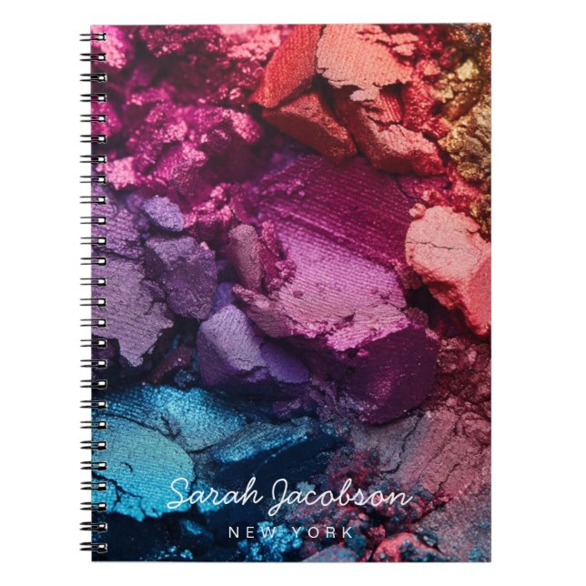 Push Luxury Cosmetics Cosmetologist Eyeshadow Notebook (Front)