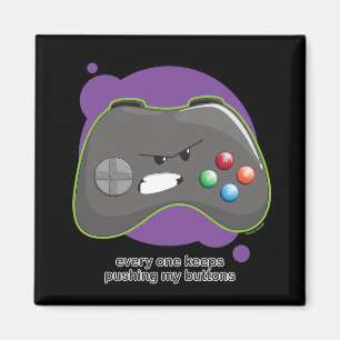 Push My Buttons Magnet