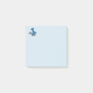Push Pin Blue Post-it Notes