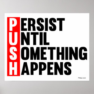 PUSH POSTER