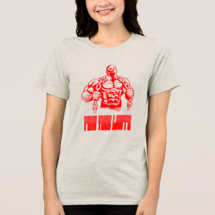 Push Your Limits - Bodybuilding and Determination  Tri-Blend Shirt