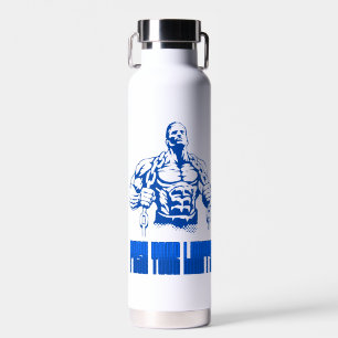 Push Your Limits - Bodybuilding and Determination  Water Bottle