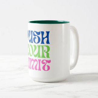 Push Your Limits Two-Tone Coffee Mug