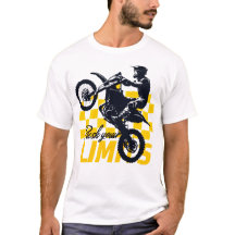 Push Your Limits Yellow Chequered Motocross Power