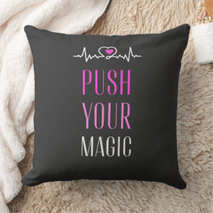Push Your Magic – Motivational Aesthetic Cushion