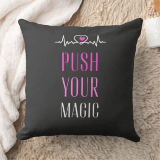 Push Your Magic – Motivational Aesthetic Cushion