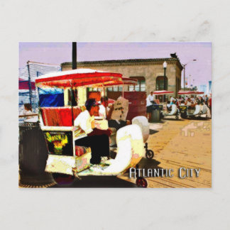 Pushcart on the Boardwalk Postcard