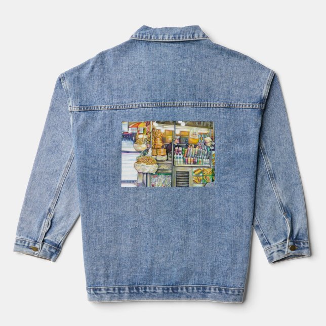 Pushcart Paradise Denim Jacket (Back)