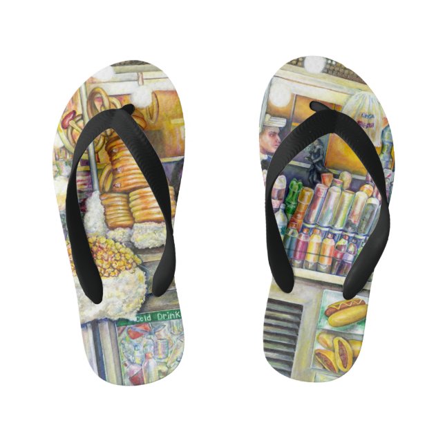 Pushcart Paradise Kid's Thongs (Footbed)