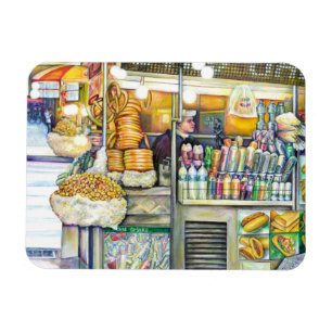 Pushcart Paradise Magnet
