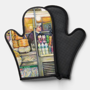 Pushcart Paradise Oven Mitt