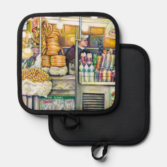 Pushcart Paradise Pot Holder (Front/Back)