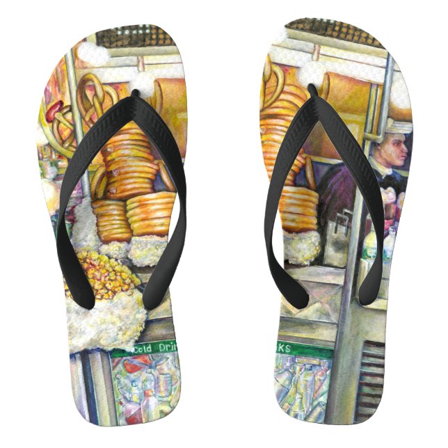 Pushcart Paradise Thongs (Footbed)
