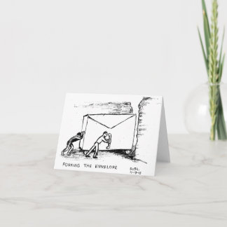 Pushing the Envelope -- Note Card