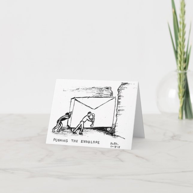 Pushing the Envelope -- Note Card (Front)
