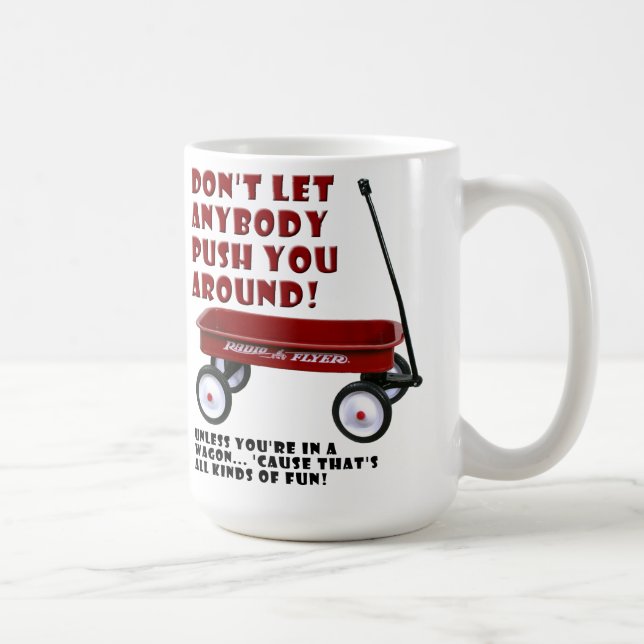 Pushing Wagon Mug (Right)