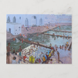 Pushkar ghats Rajasthan Postcard