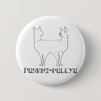Pushmi-pullyu 6 Cm Round Badge