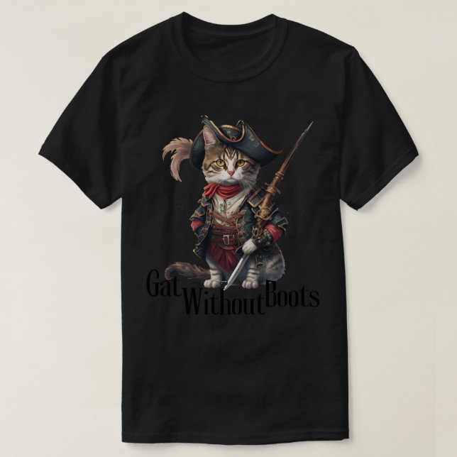 Puss In Boots without boots T-Shirt (Design Front)