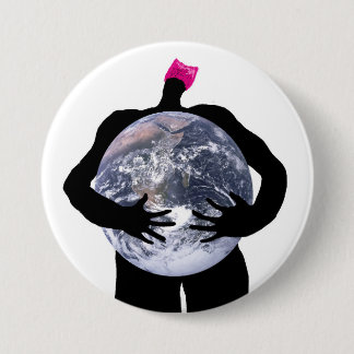 Pussyhats Care about the Environment 7.5 Cm Round Badge