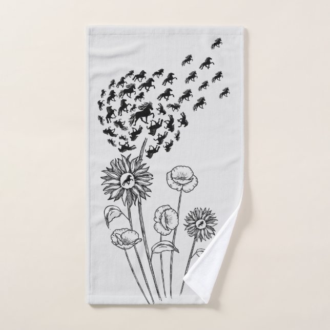 pustard trees with goggles hand towel (Hand Towel)