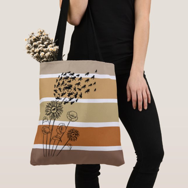 Pusteblume mit Tölter Tasche Tote Bag (Close Up)