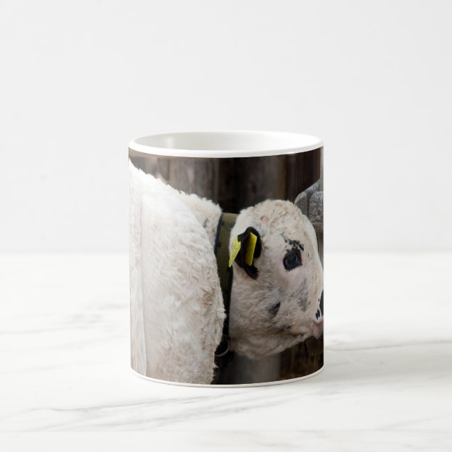 Pustertal Pied Calf Coffee Mug (Center)