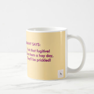 Put A Fork In It! Fuchsia Series Coffee Mug