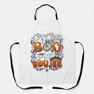 Put Boo Boujee Halloween Diamond Ring Crown_1 Apron