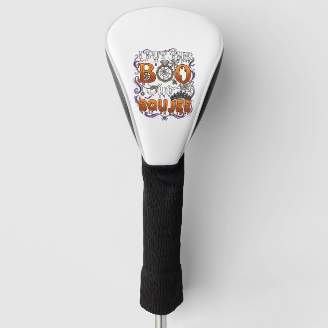 Put Boo Boujee Halloween Diamond Ring Crown_1 Golf Head Cover (Front)
