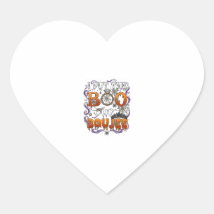 Put Boo Boujee Halloween Diamond Ring Crown_1 Heart Sticker