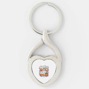 Put Boo Boujee Halloween Diamond Ring Crown_1 Key Ring