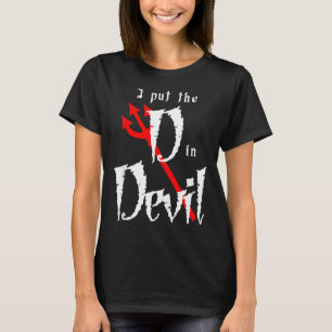 Put D in Devil Halloween Matching Couple Boyfriend T-Shirt