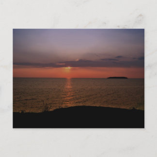 Put-In Bay sunset Postcard