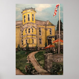"Put-in-Bay Winery" by Willowcatdesigns Poster