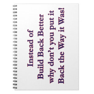 Put-It-Back Notebook