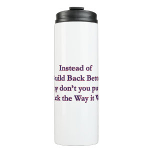 Put-It-Back Thermal Tumbler