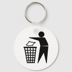 Put it in the Bin Key Ring