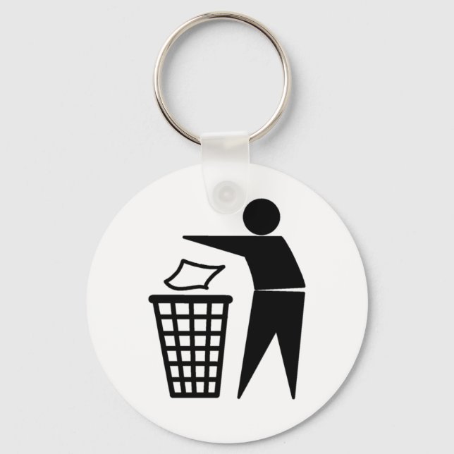 Put it in the Bin Key Ring (Front)