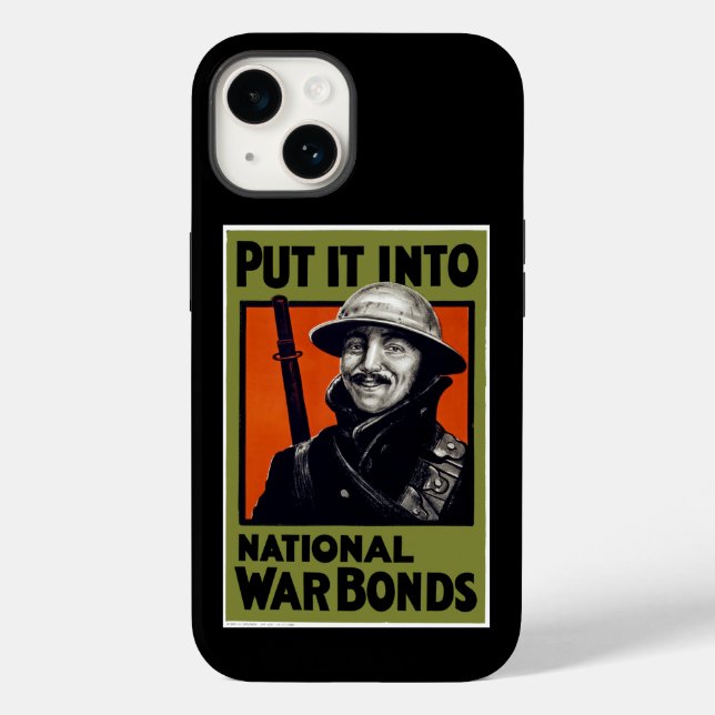 Put It Into National War Bonds Case-Mate iPhone Ca Case-Mate iPhone Case (Back)