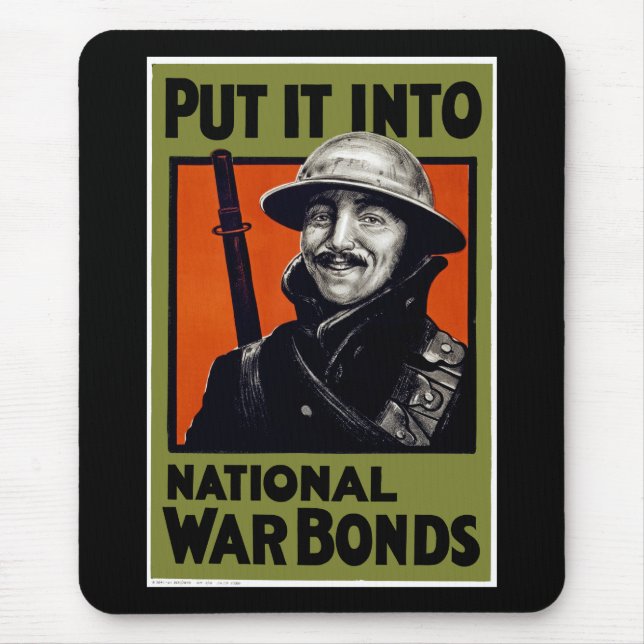 Put It Into National War Bonds Mouse Pad (Front)