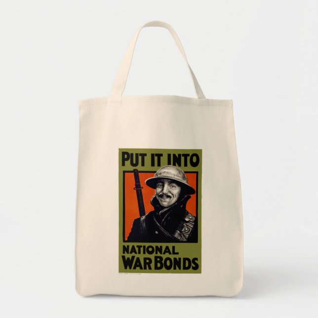 Put It Into National War Bonds Tote Bag (Front)